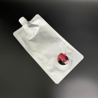 Pochette en aluminium pour café chaud 750 ml 1 L avec bec verseur, sac en aluminium métallisé pour vin avec bec Vitop