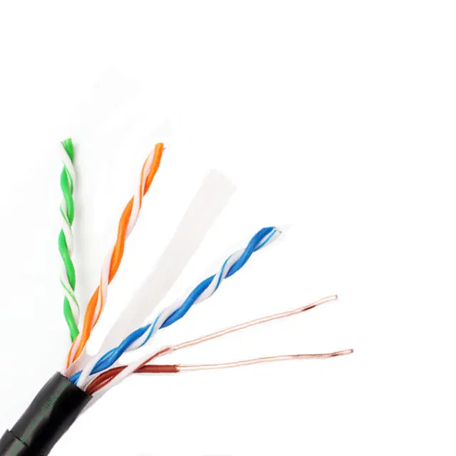 Kico Netzwerk kabel Cat6 24AWG Bare Copper UTP PVC 4P Twisted Pair Telekommunikations-/Verkabelung system für den Außenbereich