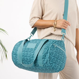 Borsa da viaggio impermeabile personalizzata Keep IT Light, borsa sportiva in nylon ripstop 100%, borsa da viaggio rotonda da spiaggia e palestra - Product Image 2