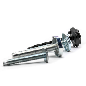 Phần cứng phổ núi Die Cast sắt có thể điều chỉnh chân san lấp mặt bằng máy băng tải máy chiếu leveler cho đồ nội thất chân - Product Image 3