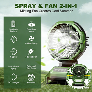 Ventilador de Niebla Recargable de 24000 mAh, 12 L de Capacidad, Oscilación Multiángulo, Portátil, Coolex69 Md-x69, Puntos Clave de Venta: Niebla Fina - Product Image 2