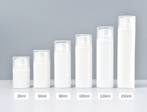 En stock Botella de plástico para el cuidado de la piel 30ml 50ml 80ml 100mL 120ml 150ml Bomba de etiquetas privadas Botella sin aire - Product Image 6
