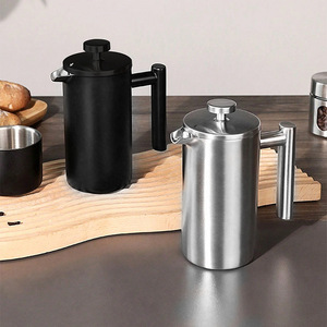 เครื่องชงกาแฟเฟรนช์เพรสและชา สเตนเลสสตีล พร้อมก้านกด - Product Image 4