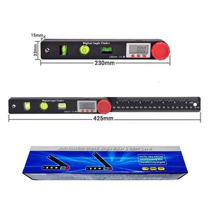 4 in 1 Digital anzeige Winkel Lineal rechtwinklig horizontale Holz bearbeitung Student Zeichnung Winkelmesser - Product Image 6