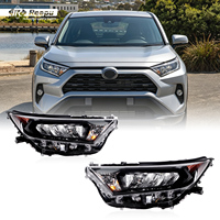 Phare LED de haute qualité pour Toyota RAV4 2019-2021 Type US Faible Gamme Cadre Noir Pièce Auto Carrosserie Phare Avant