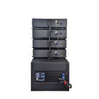 RQSONIC LA412D-COMBO Sistema de Sonido Profesional de Audio PA de 1000 W, Altavoz Activo para Conciertos, Sistema de Altavoces Line Array
