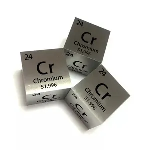 Engraving 10 x 10 x 10mm High Pure Chromium Cube Price