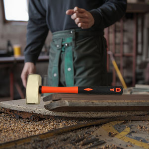 Traîneau à marteaux en bronze aluminium 0.5KG démonté avec manche en fibre <span class=keywords><strong>de</strong></span> verre pour l'industrie chimique du gaz naturel du machiniste Hammerin - Product Image 5