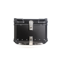 Moto Top Case Aluminium Moto Coffre Étanche Queue Boîte avec Serrure Casque Bagages Rangement pour Scooter Universel