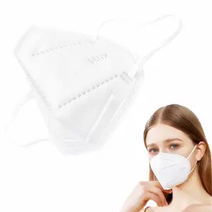 Maschera facciale monouso di alta qualità 5 strati tessuto Non tessuto all'ingrosso respiratori & maschere