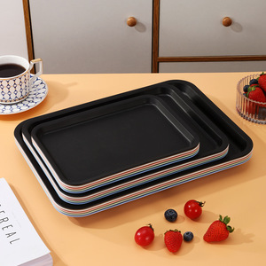 <b>Plastic</b> Kitchen Serving <b>Tray</b> Rectangle White Unbreakable For Food Contact - Product Image 4