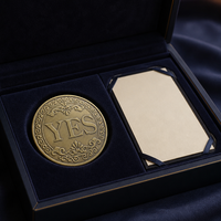 Pièce commémorative personnalisée en laiton antique, médaille métallique, cadeau motivant, récompense pour employés et équipes, vente en gros