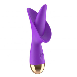Vibrateur lingual chauffant à bouton-poussoir, rechargeable par USB, 10 fréquences de vibration, jouet pour orgasme féminin, vente chaude - Product Image 3