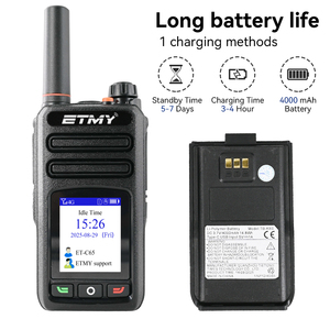 Radio PTT POC global Avalier 4G de largo alcance (5000 km) con pantalla ETMY ET-C65 - Product Image 3