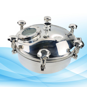 ที่ครอบท่อกลมแบบไม่มีแรงดัน304 316L สำหรับถังเบียร์ที่ DN150-DN800ได้ถึง10บาร์ - Product Image 2