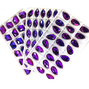 นำ<span class=keywords><strong>โชค</strong></span> K9คริสตัลสีเหลืองมะนาวทรงกลม12มม. เงางามเป็นพิเศษเย็บบนพลอยเทียมสำหรับรองเท้าชุดเดรส - Product Image 6