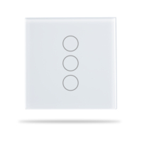 Interrupteur d'éclairage intelligent à écran tactile Hooanke Tuya, télécommande Wi-Fi, portée de 10 à 30 m, compatible EU/UK, prend en charge les applications Smart Life Tuya