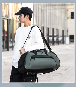 Unisex Fashion Gym Travel <b>Backpack</b> 36-<b>55L</b> Zipper Closure Water Resistant Adjustable Strap Black - Product Image 3