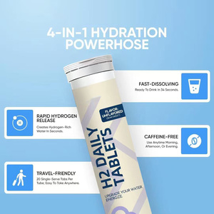Tabletas Efervescentes de Hidrógeno Molecular H2 de Disolución Rápida, Marca Privada OEM, Apoyan la Energía Celular, Antioxidante, para Adultos - Product Image 2