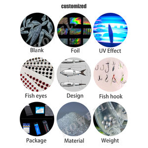 Howell OEM 3D imprimé <span class=keywords><strong>Jerk</strong></span> appât naufrage lent brochet leurre de pêche 60-100mm Motion <span class=keywords><strong>Buster</strong></span> ABS plastique dur appâts crochets pour rivière - Product Image 2