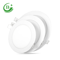 Panneau lumineux LED encastré rond SMD 2835 à économie d'énergie pour usage domestique 18w