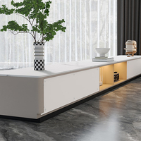 Weißer Moderner und Exquisiter TV-Schrank und Couchtisch Wohnzimmermöbel