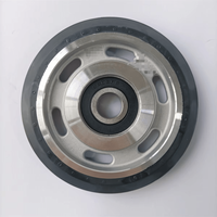 Roue de guidage haute vitesse pour ascenseur 125x22x6303 Surface de travail 7 pour assemblage Ensemble complet RG3S-D125 Pièces de rechange pour ascenseur