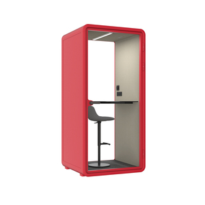 Cabina Acústica Modular para Oficina que Ahorra Espacio con Puerta de Vidrio Templado - Product Image 5