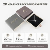 Nouvelle Annonce Produit Personnalisé Boîte à Bijoux Miniature en Papier Kraft Écologique pour Colliers Femme – Vente en Gros