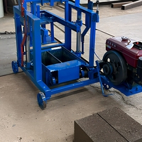 Machine à blocs de béton diesel 2-45, petite machine manuelle de fabrication de briques pour l'Afrique