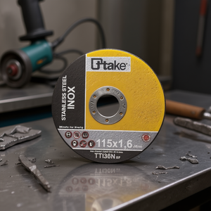 ใบเจียรแบบแบน 115x1.6 มม. สำหรับตัดเหล็กสแตนเลส - Product Image 3