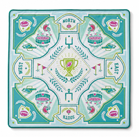 Juego de Mahjong de Fútbol Americano de Lujo Personalizado, Diseño Acrílico de 4 Capas, Festivo y Conmemorativo para 4 Jugadores, Uso Universal