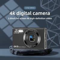 Cámara de Vlogging Avanzada de 256 GB, Tamaño Portátil, Cuerpo Compacto, Grabación en el Aula, Vlogging para Estrellas