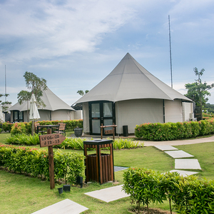 Carpa de Lujo Hexagonal para Glamping al Aire Libre con Baño para Campamentos en el Desierto Africano - Product Image 2