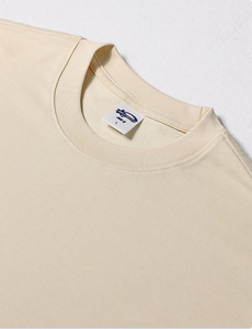100% algodón 305G suelta manga <span class=keywords><strong>larga</strong></span> sólido de gran tamaño peso pesado hombres mujeres camisetas bordado Impresión logotipo personalizado camisetas - Product Image 3
