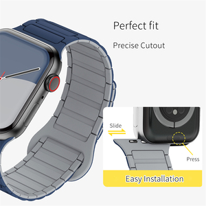 Correa de Silicona con Cierre Magnético para Relojes <span class=keywords><strong>Apple</strong></span> <span class=keywords><strong>Watch</strong></span> Series 11 y 10 de 42mm y 46mm, Correa para IWatch Ultra de 49mm - Product Image 3