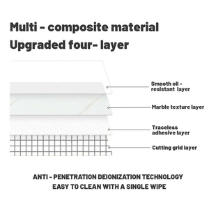 Papier Peint Mural Auto-Adhésif Wayon Haute Qualité Plaqué Or Marbre Design <span class=keywords><strong>Moderne</strong></span> Imperméable Décollable et Collable pour <span class=keywords><strong>Cuisine</strong></span> - Product Image 4
