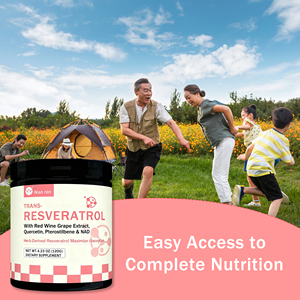 Complément alimentaire de haute qualité sans sucre 4000 mg NAD Nicotinamide et complément alimentaire en poudre de trans-resvératrol <span class=keywords><strong>d</strong></span>érivé des plantes avec de la quercétine - Product Image 3