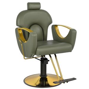 Sillón de Barbería Hidráulico Moderno, Giratorio 360°, Altura Ajustable, con Reposacabezas para Peluquería - Product Image 2