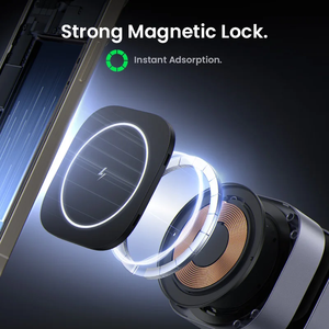 Ugreen 25W Từ Có Thể Gập Lại Sạc Không Dây Mini Xách Tay 2 Trong 1 Nhanh Chóng Sạc Đứng Điện Thoại Di Động Tai Nghe Sạc Không Dây - Product Image 5