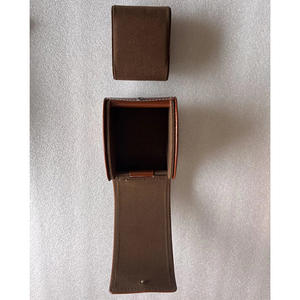 Factory Direct Luxury Brown <b>Roll</b> Watch <b>Box</b>, Travel Portable Watch Case with Custom Logo, High Quality Brand Watch <b>Box</b> - Product Image 4