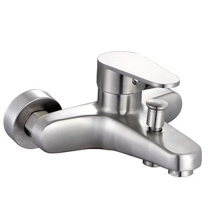 Robinet de douche à poignée unique Zimani en acier inoxydable 304 avec cartouche céramique pour vanne de mélange de baignoire - Product Image 4