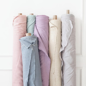 Tissu en lin pur naturel résistant aux <span class=keywords><strong>mites</strong></span> et durable pour les sacs de rangement et les housses de protection des vêtements - Product Image 2