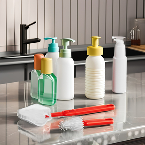 Juego de limpiador de biberones de silicona duradero Bebestep para limpieza de biberones y vasos de agua/vidrio - Product Image 3