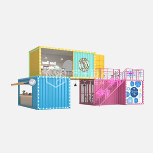 Tienda Móvil Rosa de 100x30x182 cm, Fácil Instalación, Tienda Creativa para Comercio Callejero - Product Image 3