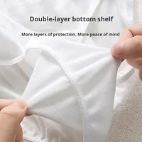 Sous-vêtements stérilisés jetables en pur coton de grande taille pour femmes, culotte post-partum portable de voyage sans lavage à usage quotidien