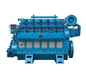 Refrigerado por agua 1100HP 1000rpm ZIBO / Zichai motor marino de velocidad media 6210ZLC para barco de carga