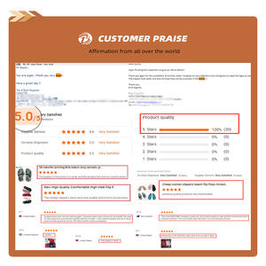 Bosirui calidad gran oferta mujeres verano <span class=keywords><strong>playa</strong></span> chanclas logotipo personalizado goma plana chanclas verano chanclas con zapatilla unisex - Product Image 5