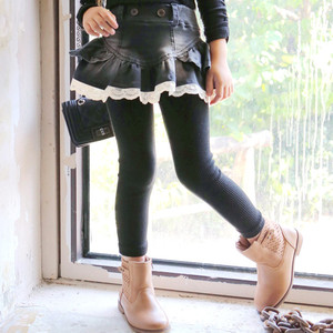 Ropa para Niños Pequeños, Leggings Transparentes con Falda, Estilo Indio - Product Image 1