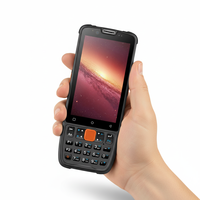 Terminal Genggam Tangguh Baru 2026 PDA Android 13 Pemindai Barcode 2D Keyboard 4GB+64GB 4-inci Gudang RFID Logistik Data